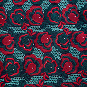 [codex-media-2] Swiss Voile Lace Fabric with Rhinestones | 5 Yards/pc African Cotton Lace Fabric image 3