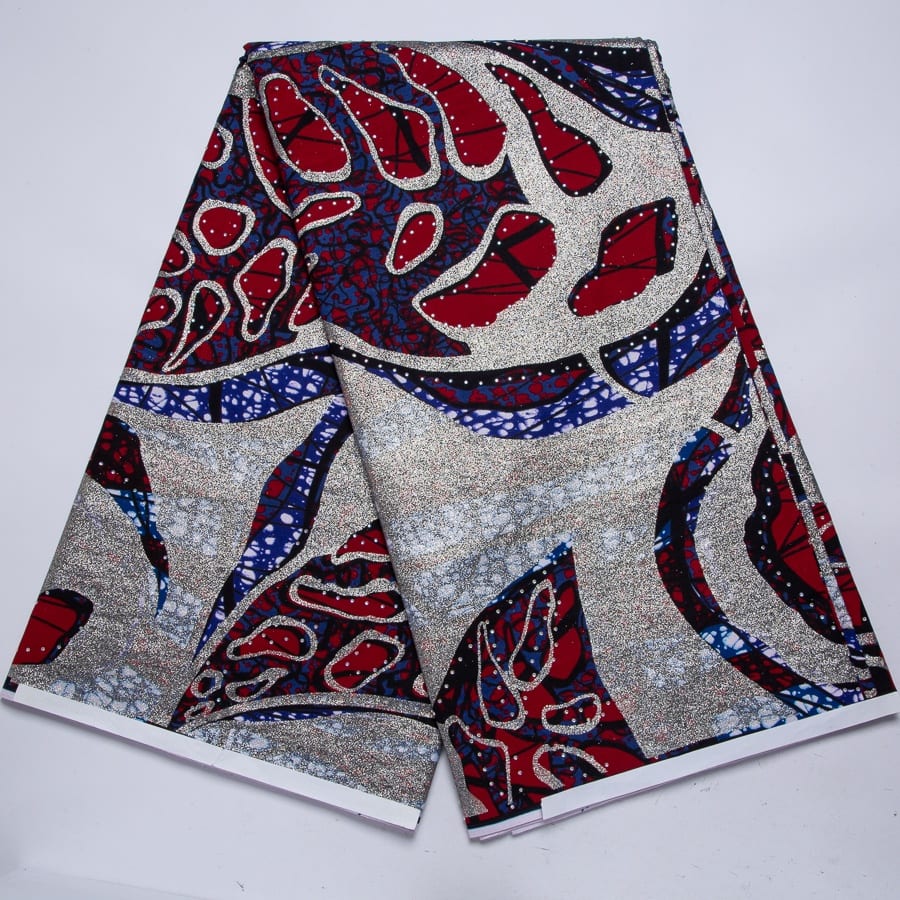 [codex-media-8] African Wax Print Fabric 6 Yards | Double-Sided Party Material image 9