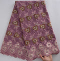 [codex-media-2] Blue Swiss Voile Lace Fabric 5 Yards | 4943 image 3