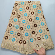 [codex-media-6] Green Swiss Voile Lace Fabric 5 Yards | 4949 image 7