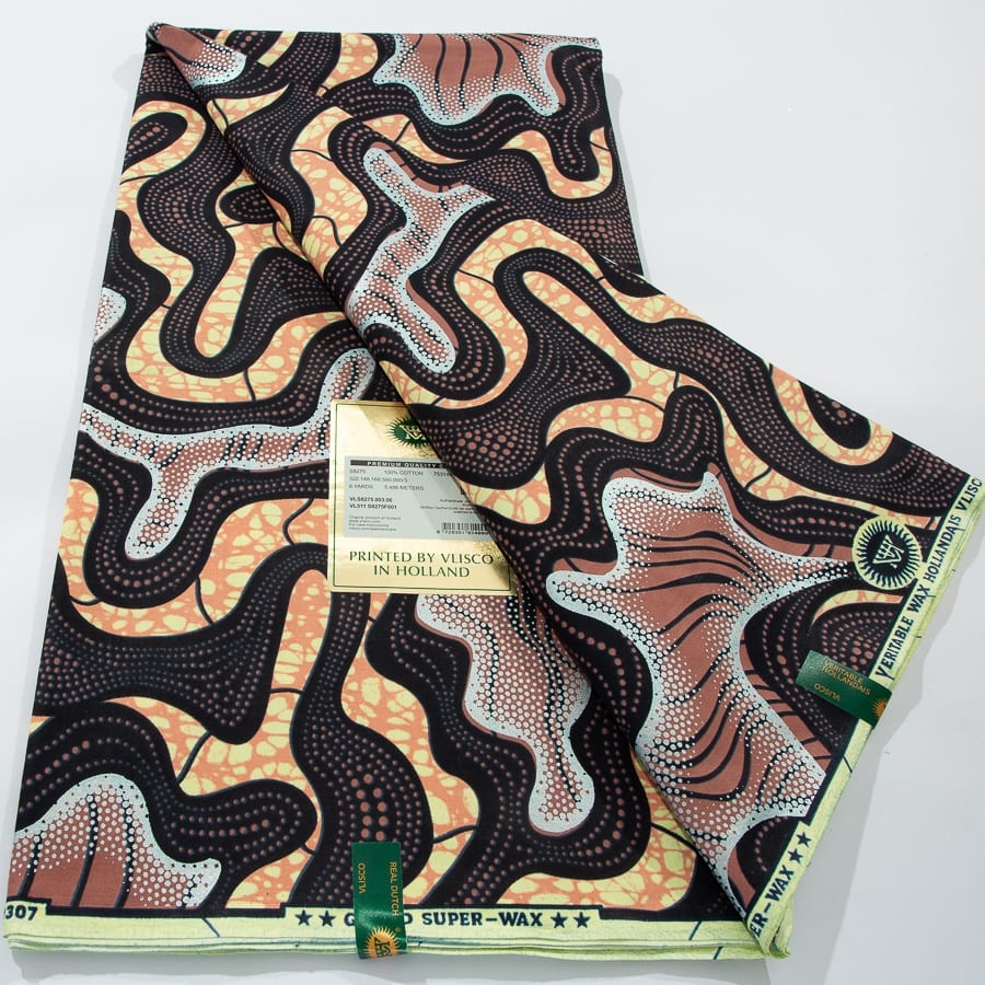 [codex-media-9] African Wax Print Fabric 6 Yards | Double-Sided Party Material image 10