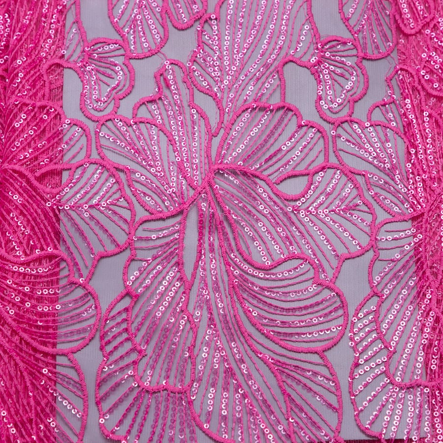 [codex-media-14] African Mesh Lace Fabric, French Net Lace Fabric with Sequins for Sewing Wedding/Party/Prom Dresses image 15