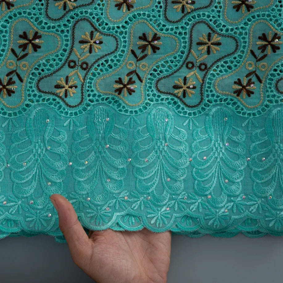 [codex-media-5] Yellow Swiss Voile Lace Fabric 5 Yards | 4935 image 6