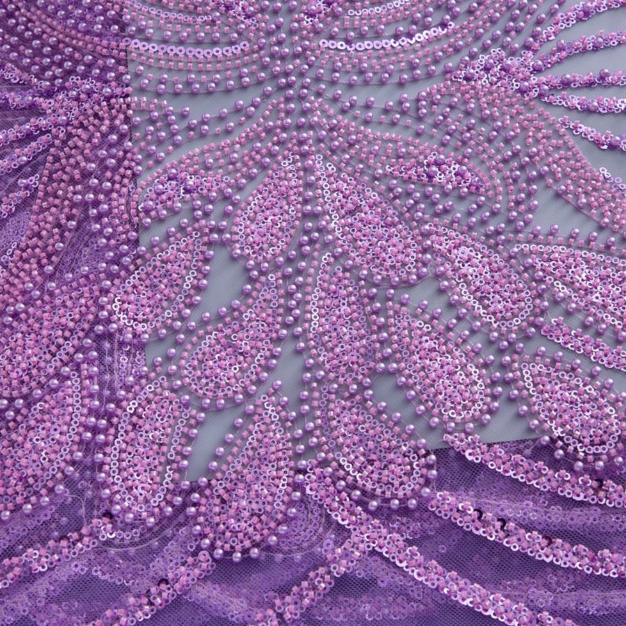 [codex-media-15] French Mesh Lace Fabric with Beads and Sequins, African Lace Fabric for Sewing Wedding Party Dresses image 16