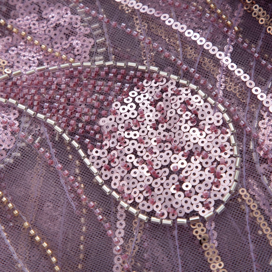 [codex-media-11] French Mesh Lace Fabric with Beads and Sequins, African Lace Fabric for Sewing Wedding Party Dresses image 12