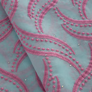 [codex-media-4] Swiss Voile Lace Fabric with Rhinestones | 5 Yards/pc African Cotton Lace Fabric image 5