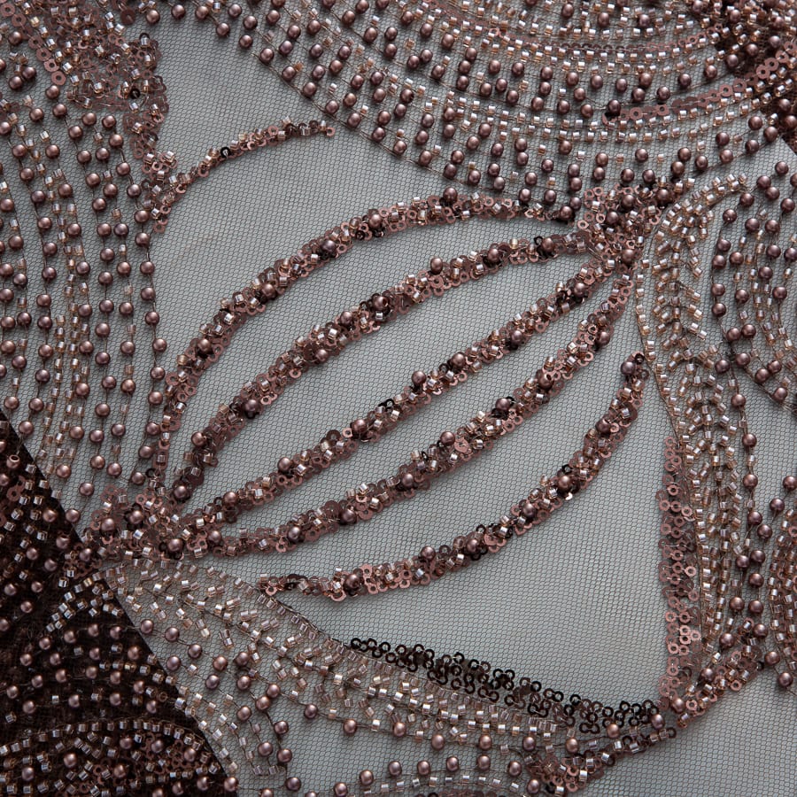 [codex-media-4] French Mesh Lace Fabric with Beads and Sequins, African Lace Fabric for Sewing Wedding Party Dresses image 5