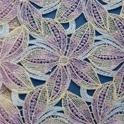 [codex-media-3] African Guipure Cord Lace Fabric with Rhinestones image 4