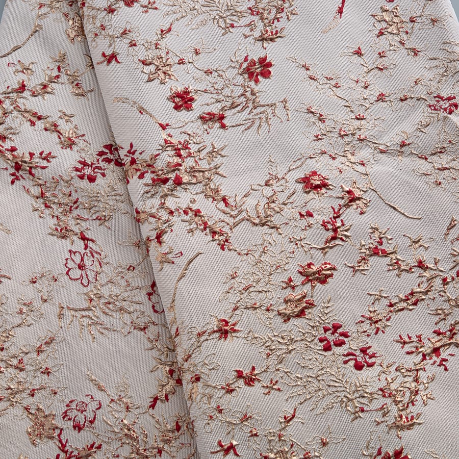 [codex-media-9] French Brocade Lace Fabric, African Jacquard Lace Fabric for Sewing Women Wedding/Party/Prom Dresses or Mini Dress image 10
