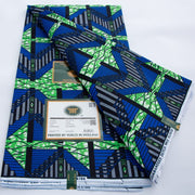[codex-media-12] African Wax Print Fabric 100% Cotton - Golden Glitter Wax Cloth - Ankara Super Wax Fabric 5.49 meter Per Piece, 100% Cotton Nigerian Ghanaian Fashion - Soft Handmade Fabric for Women's Wedding Dresses, Party Gowns, and Sewing Materials image 13
