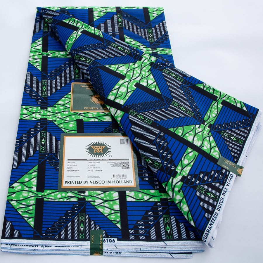 [codex-media-12] African Wax Print Fabric 100% Cotton - Golden Glitter Wax Cloth - Ankara Super Wax Fabric 5.49 meter Per Piece, 100% Cotton Nigerian Ghanaian Fashion - Soft Handmade Fabric for Women's Wedding Dresses, Party Gowns, and Sewing Materials image 13