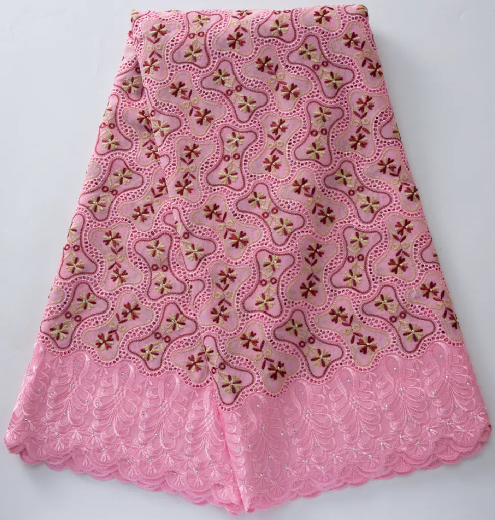 [codex-media-2] Yellow Swiss Voile Lace Fabric 5 Yards | 4935 image 3