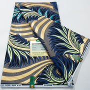 [codex-media-1] African Wax Print Fabric 6 Yards | Double-Sided Party Material image 2
