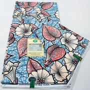[codex-media-4] African Wax Print Fabric 6 Yards | Double-Sided Party Material image 5