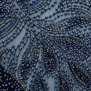 [codex-media-2] French Mesh Lace Fabric with Beads and Sequins, African Lace Fabric for Sewing Wedding Party Dresses image 3