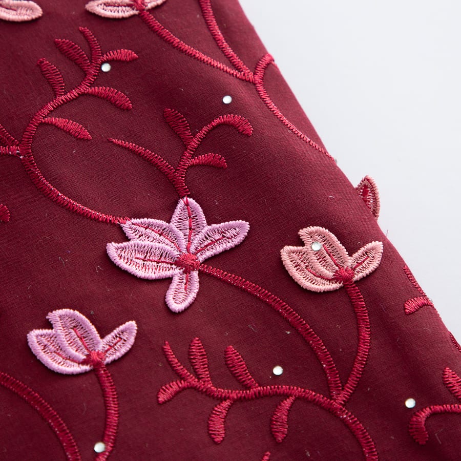 [codex-media-3] Swiss Voile Lace Fabric with Rhinestones | 5 Yards/pc African Cotton Lace Fabric image 4