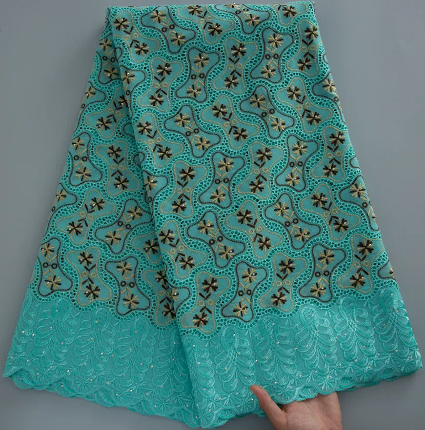 [codex-media-4] Yellow Swiss Voile Lace Fabric 5 Yards | 4935 image 5
