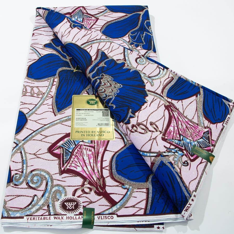 [codex-media-10] African Wax Print Fabric 6 Yards | Double-Sided Party Material image 11