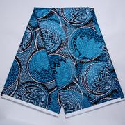 [codex-media-6] African Wax Print Fabric 6 Yards | Double-Sided Party Material image 7