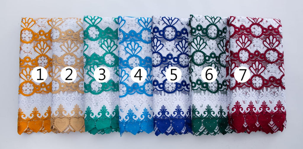 [codex-media-14] African Mesh Milk Silk Lace Fabric, French Net Lace Fabric with Sequins for Sewing Wedding/Party/Prom Dresses image 15