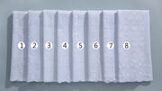 [codex-media-11] White Swiss Voile Lace Fabric Rhinestones 5 Yards | 4934 image 12