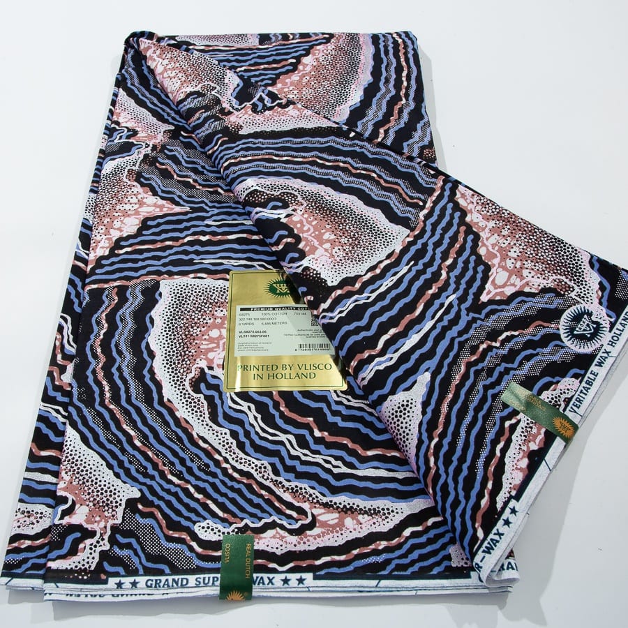 [codex-media-8] African Wax Print Fabric 6 Yards | Double-Sided Party Material image 9