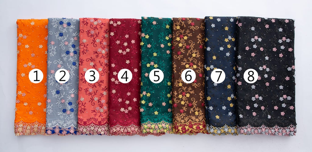 [codex-media-16] 5Yards/pc Swiss Voile Lace Fabric with Rhinestones, African Cotton Lace Fabric for Sewing Women Wedding Party Dresses image 17