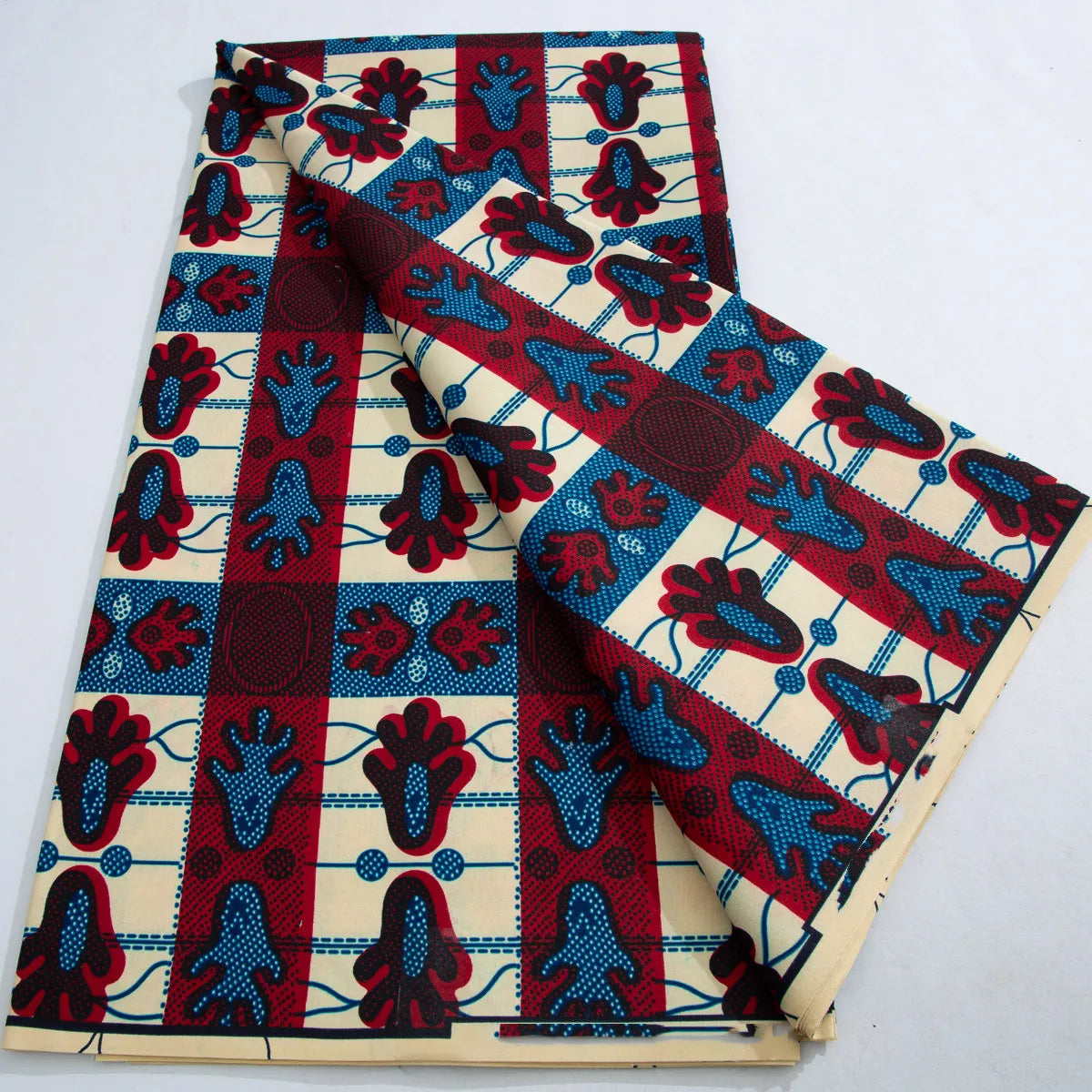 [codex-media-6] African Wax Print Fabric 6 Yards | Double-Sided Party Material image 7