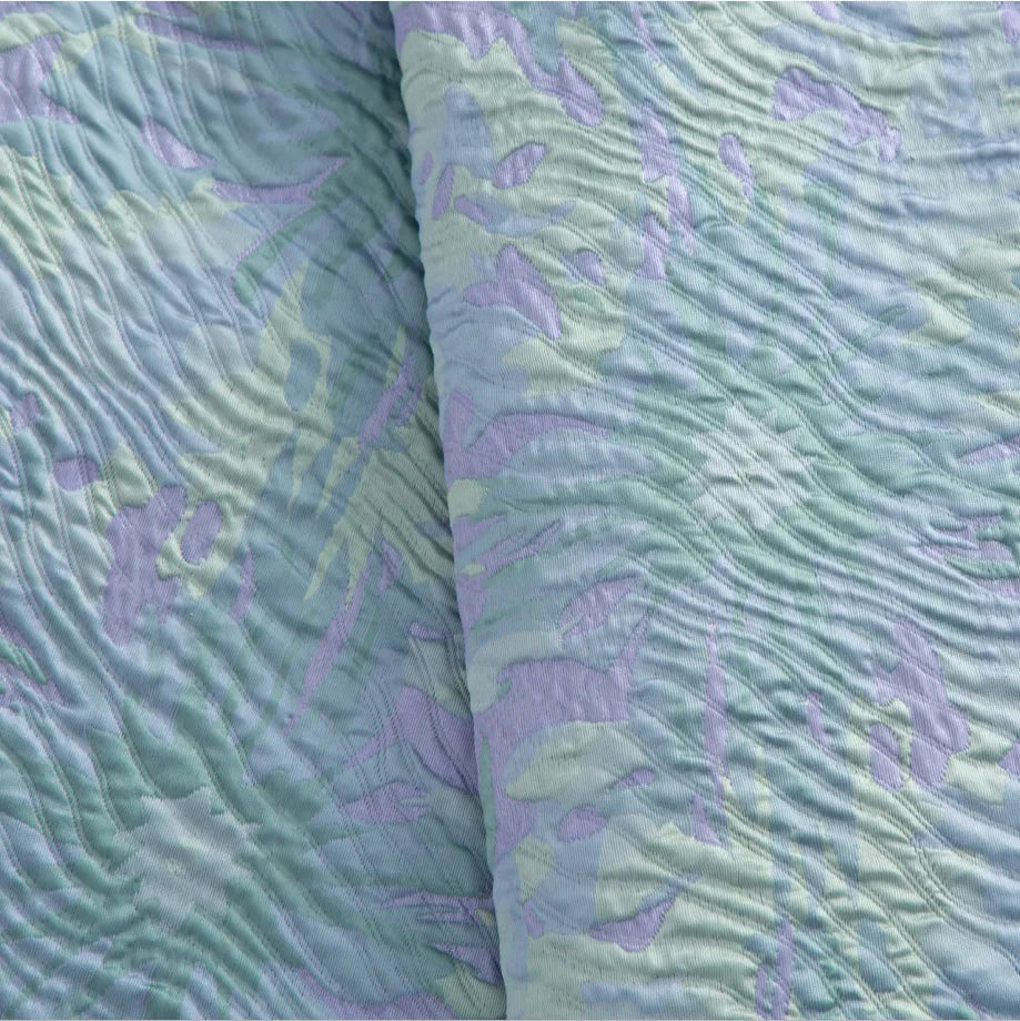 [codex-media-1] Sky blue French Brocade Lace Fabric 5 Yards | 4946 image 2