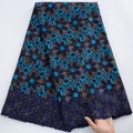 [codex-media-1] Swiss Voile Lace Fabric with Rhinestones, African Cotton Lace Fabric for Sewing Wedding Party/Prom Dresses image 2