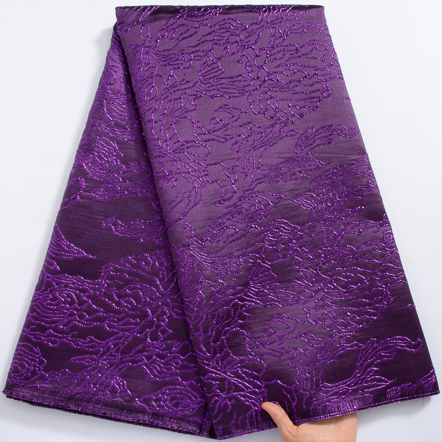 [codex-media-6] African Brocade Lace Fabric, French Jacquard Lace Fabric for Sewing Women Elegant Party Dresses image 7
