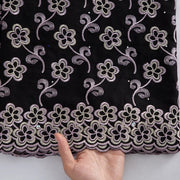 [codex-media-16] Swiss Voile Lace Fabric with Rhinestones | 5 Yards/pc African Cotton Lace Fabric image 17