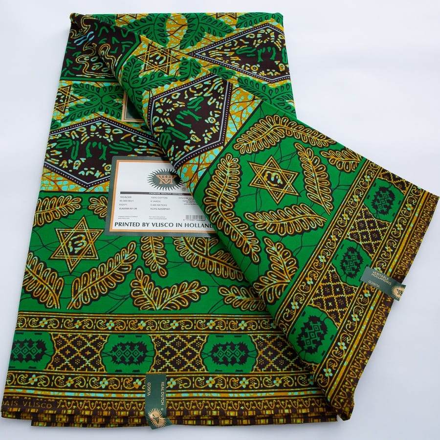 [codex-media-13] African Wax Print Fabric 100% Cotton - Golden Glitter Wax Cloth - Ankara Super Wax Fabric 5.49 meter Per Piece, 100% Cotton Nigerian Ghanaian Fashion - Soft Handmade Fabric for Women's Wedding Dresses, Party Gowns, and Sewing Materials image 14