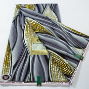 [codex-media-6] African Wax Print Fabric 6 Yards | Double-Sided Party Material image 7