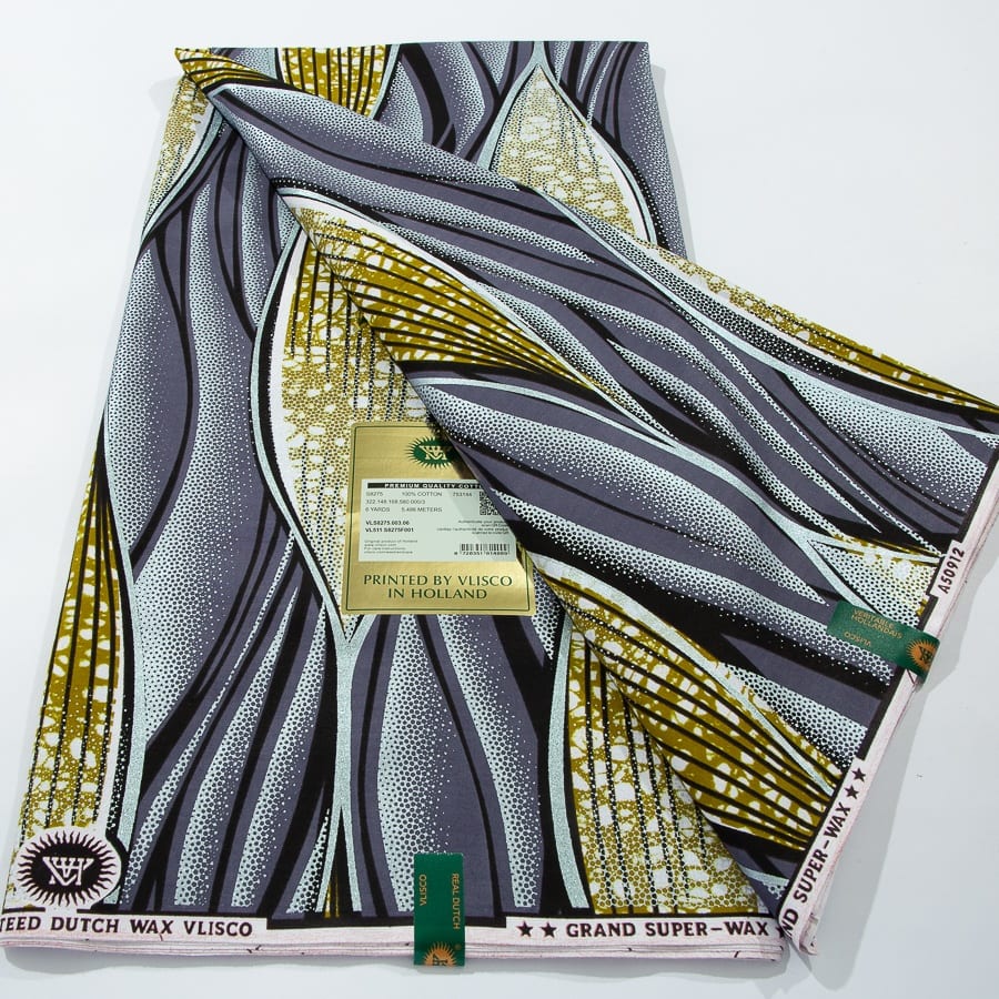 [codex-media-6] African Wax Print Fabric 6 Yards | Double-Sided Party Material image 7