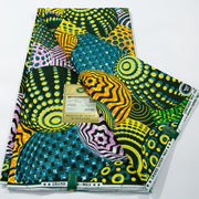 [codex-media-11] African Wax Print Fabric 6 Yards | Double-Sided Party Material image 12