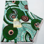[codex-media-2] African Wax Print Fabric 6 Yards | Double-Sided Party Material image 3
