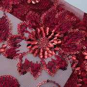 [codex-media-15] French Mesh Lace Fabric, African Net Lace Fabric with Sequins for Sewing Wedding/Party/Prom Dresses image 16