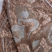 [codex-media-5] French Mesh Lace Fabric with Beads, African Luxury Sequins Lace Fabric for Sewing Wedding/Party/Prom Dresses image 6