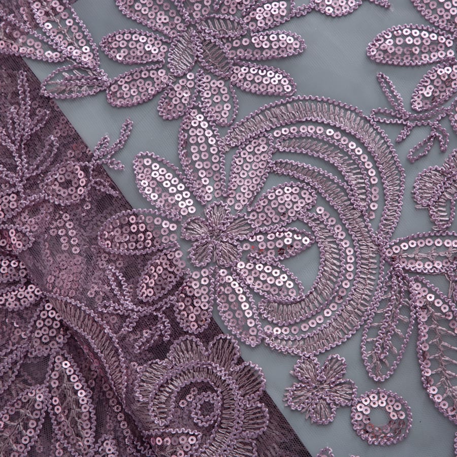 [codex-media-15] African Mesh Lace Fabric, French Net Lace Fabric with Sequins for Sewing Wedding/Party/Prom Dresses image 16