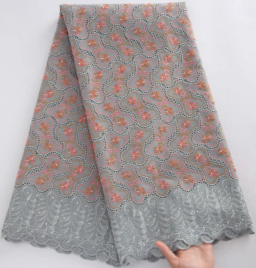 [codex-media-10] Yellow Swiss Voile Lace Fabric 5 Yards | 4935 image 11