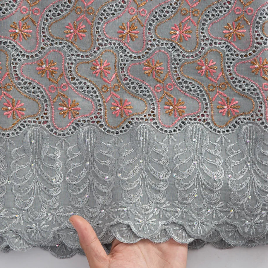 [codex-media-11] Yellow Swiss Voile Lace Fabric 5 Yards | 4935 image 12