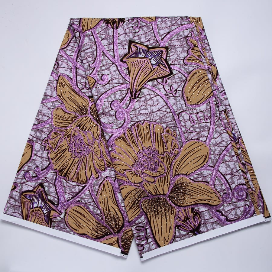 [codex-media-2] African Wax Print Fabric 6 Yards | Double-Sided Party Material image 3