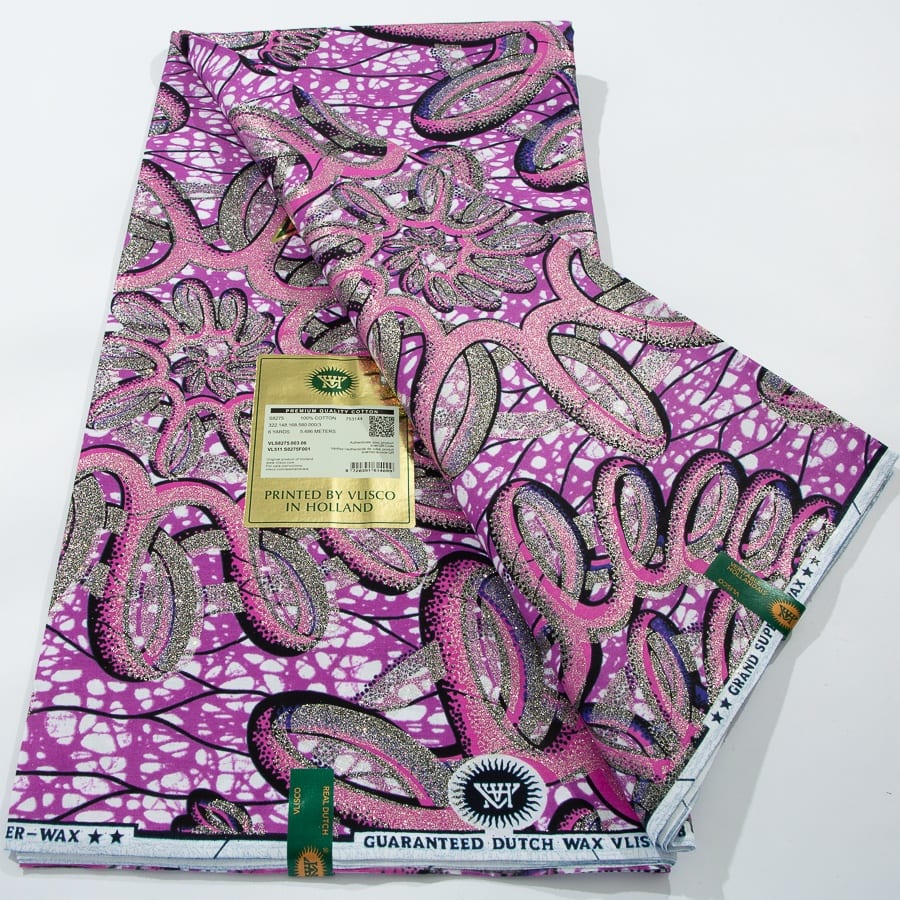 [codex-media-13] African Wax Print Fabric 6 Yards | Double-Sided Party Material image 14