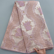 [codex-media-7] French Brocade Lace Fabric, African Jacquard Lace Fabric for Sewing Women Wedding/Party/Prom Dresses image 8
