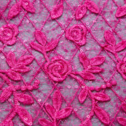 [codex-media-11] French Mesh Lace Fabric with Sequins | 5 Yards/pc African Net Lace Fabric image 12