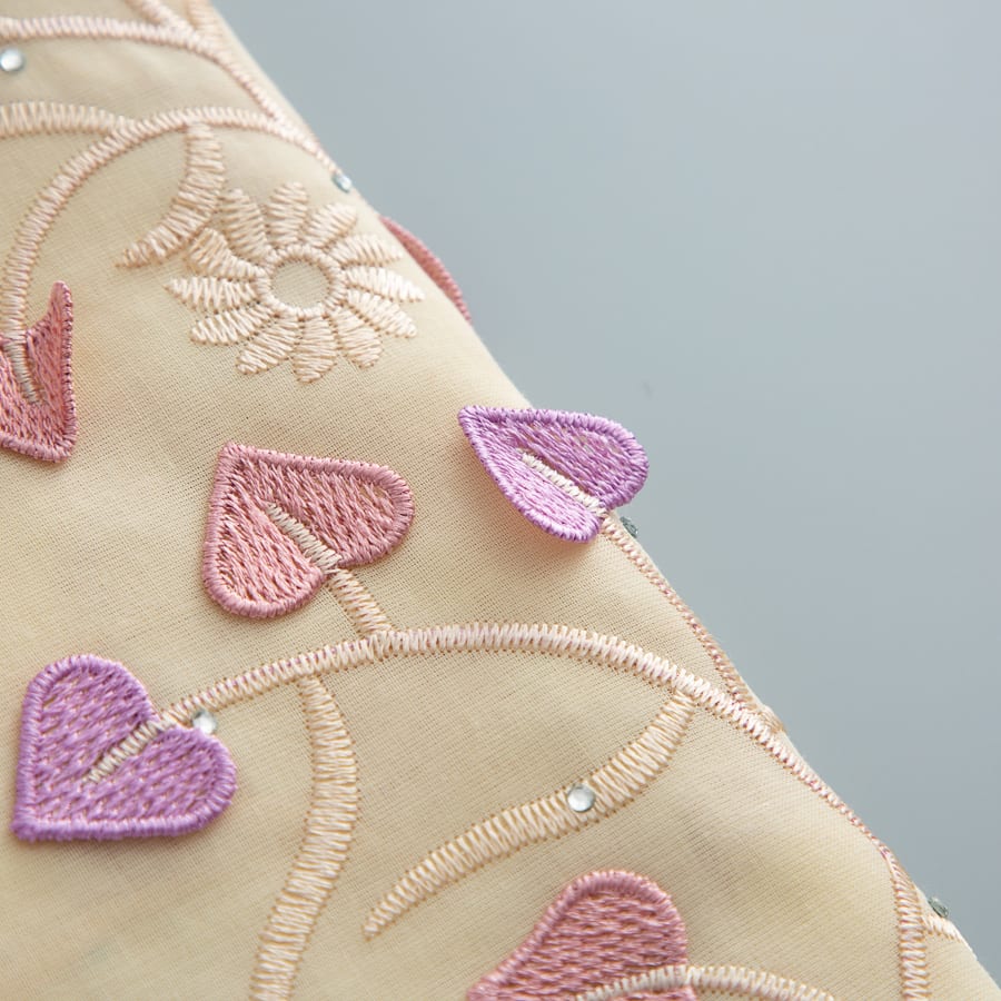 [codex-media-12] Swiss Voile Lace Fabric with Rhinestones, African Cotton 3D Embroidery Lace Fabric for Sewing Wedding Party/Prom Dresses image 13