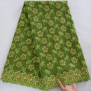 [codex-media-9] Swiss Voile Lace Fabric with Rhinestones | 5 Yards/pc African Cotton Lace Fabric image 10