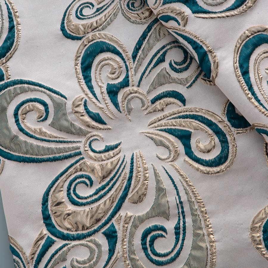 [codex-media-14] African Brocade Lace Fabric | 5 Yards/pc French Jacquard Lace Fabric image 15