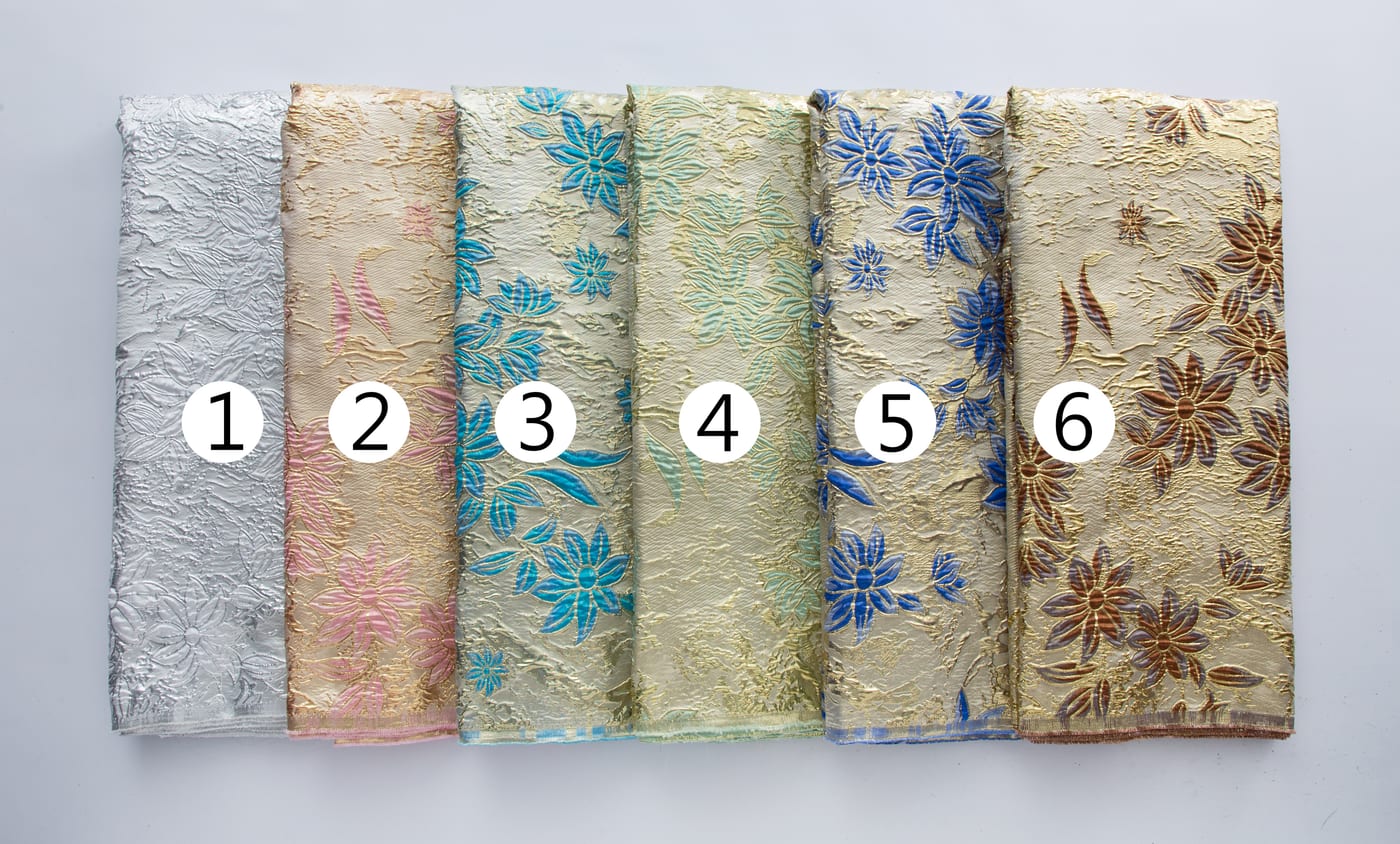 [codex-media-0] African Brocade Lace Fabric, French Jacquard Lace Fabric for Sewing Women Elegant Party Dresses image 1